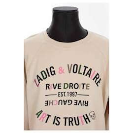 Zadig & Voltaire-Cotton sweater-Beige