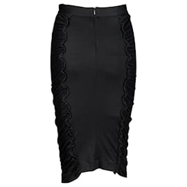 Moschino-Falda midi barata y elegante de Moschino-Negro