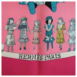 Hermès-HERMES CARRE 90-Pink