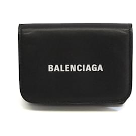 Balenciaga-Mini portefeuille Balenciaga Cash-Noir
