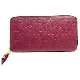 Louis Vuitton-Cartera Louis Vuitton Zippy-Roja