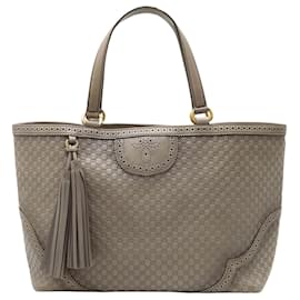 Gucci-Gucci Micro Guccissima-Grau