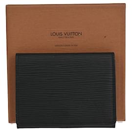 Louis Vuitton-Louis Vuitton Enveloppe Carte de visite-Black