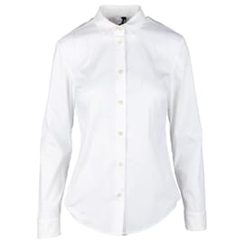 Valentino-Red Valentino Classic White Shirt-White