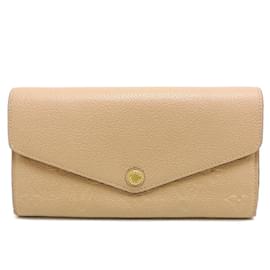 Louis Vuitton-Louis Vuitton Portefeuille Sarah-Beige