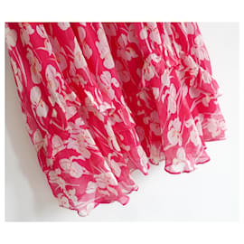 Jason Wu-Jason Wu Iris floral print sleeveless dress-Red