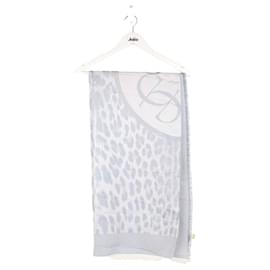 Elie Saab Sciarpa seta Blu
