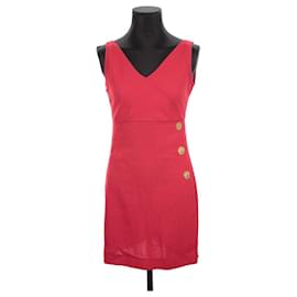 Saint Laurent-vestido vermelho-Vermelho