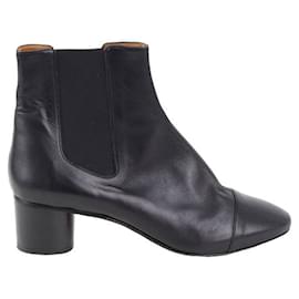 Isabel Marant-Boots en cuir-Noir