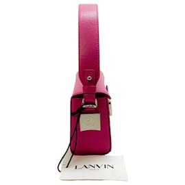 Autre Marque-Lanvin Bright Pink Pencil Box Bag Nano-Pink