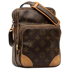 Louis Vuitton-Brown Louis Vuitton Monogram Amazone Crossbody Bag-Brown
