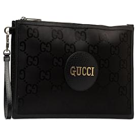 Gucci-Black Gucci GG Nylon Off The Grid Pouch Clutch Bag-Black