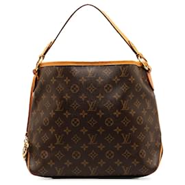 Louis Vuitton-Bolso tote PM encantador con monograma de Louis Vuitton marrón-Castaño