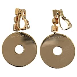 Bulgari-Gold Bvlgari 18K Gold Lucea Drop Earrings-Golden