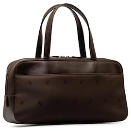 Burberry-Borsa Burberry in nylon marrone-Marrone