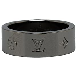 Louis Vuitton-Grauer Louis Vuitton LV Instinct Gunmetal Ring -Andere