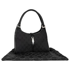 Gucci-Gucci GG Monogram Mini Jackie Handbag-Black