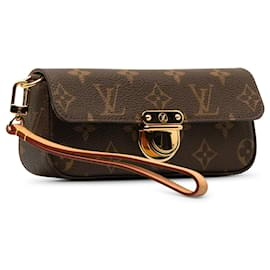 Louis Vuitton-Bolso clutch tipo laguna con monograma Pochette de Louis Vuitton marrón-Castaño
