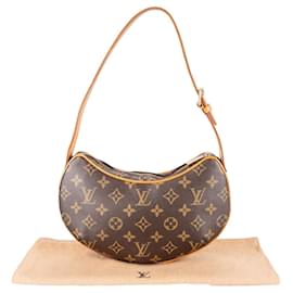 Louis Vuitton-Louis Vuitton Canvas Monogram Croissant PM Shoulder Bag-Brown