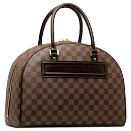 Louis Vuitton-Brown Louis Vuitton Damier Ebene Nolita 24 Heures Handbag-Brown