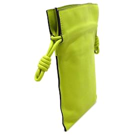 Loewe-Green Loewe Flamenco Knot Crossbody Bag-Green