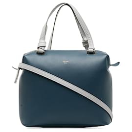 Céline-Cartable bleu Celine Small Soft Cube Bag-Bleu
