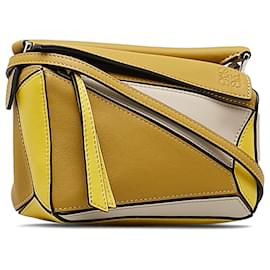 Loewe-Borsa mini puzzle Loewe gialla-Giallo