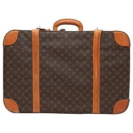 Vintage Brown Louis Vuitton Monogram Suitcase Brown