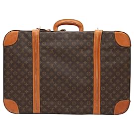Louis Vuitton-Brauner Vintage-Koffer mit Monogramm von Louis Vuitton -Braun