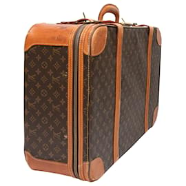 Louis Vuitton-Vintage Brown Louis Vuitton Monogram Suitcase-Brown