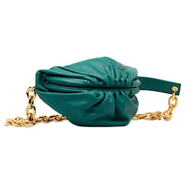 Bottega Veneta-Green Bottega Veneta The Belt Chain Pouch-Green