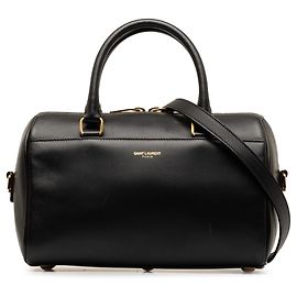 Borsa a tracolla Classic Baby in pelle nera Saint Laurent Nero