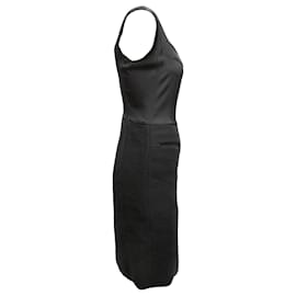 Balmain-Vestido preto Balmain sem mangas tamanho FR 40-Preto