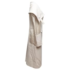 Gucci-Vintage White Gucci 2003 Wool & Angora-Blend Coat Size IT 44-White