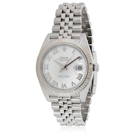 Rolex-Rolex Datejust 41 126334 relógio masculino 18aço inoxidável kt/OURO BRANCO-Outro