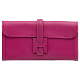 Hermès-Pink Hermes Swift Jige Elan 29 clutch bag-Pink