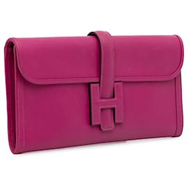Hermès-Pink Hermes Swift Jige Elan 29 clutch bag-Pink