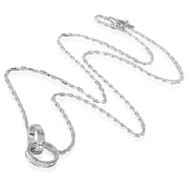 Cartier-Cartier Love Fashion Necklace in 18K white gold 0.22 ctw-Other
