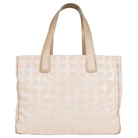Chanel-Chanel Travel Line Shopper Bag-Beige
