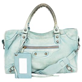 Balenciaga-Balenciaga The City Bag-Blue