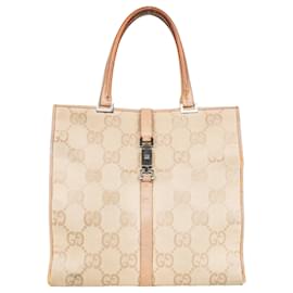 Gucci-Bolso Jackie con monograma GG de Gucci-Beige