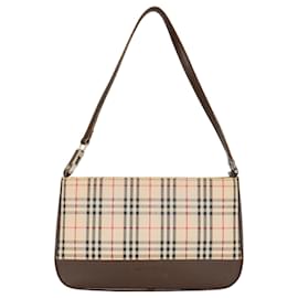 Burberry-Burberry Nova Check Umhängetasche-Beige