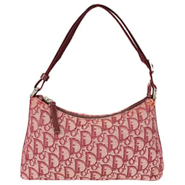 Dior-Bolsa de ombro com monograma Christian Dior Trotter-Vermelho