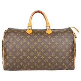 Louis Vuitton-Louis Vuitton Canvas Monogram Speedy 40 handbag-Brown