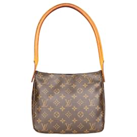 Louis Vuitton-Louis Vuitton Canvas Monogram Looping PM Shoulder Bag-Brown