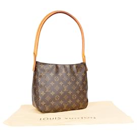 Louis Vuitton-Louis Vuitton Canvas Monogram Looping PM Shoulder Bag-Brown
