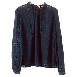 SéZane Blusa de San Valentín Azul oscuro