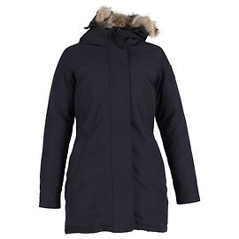 Canada Goose Victoria Parka com capuz com pele de ganso canadense em nylon azul marinho Azul Azul marinho