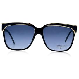 Jacques Fath-Paris Vintage schwarze Acetat-Sonnenbrille Mod. 886-0 FA 01-Schwarz
