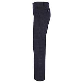 Gucci-Gucci Polka Dot-Hose aus marineblauer Baumwolle -Blau,Marineblau